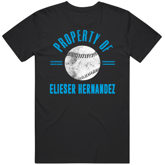 Elieser Hernandez Property Of Miami Baseball Fan T Shirt