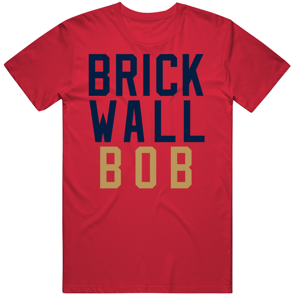Sergei Bobrovsky Brick Wall Bob Miami Hockey Fan T Shirt