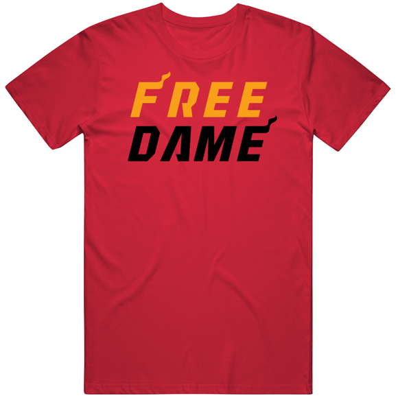 Damian Lillard Free Dame Miami Basketball Fan T Shirt